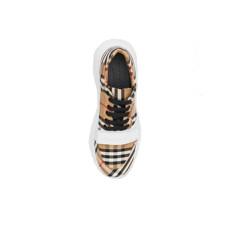 Burberry Vintage Check Cotton Archive Sneakers Beige
