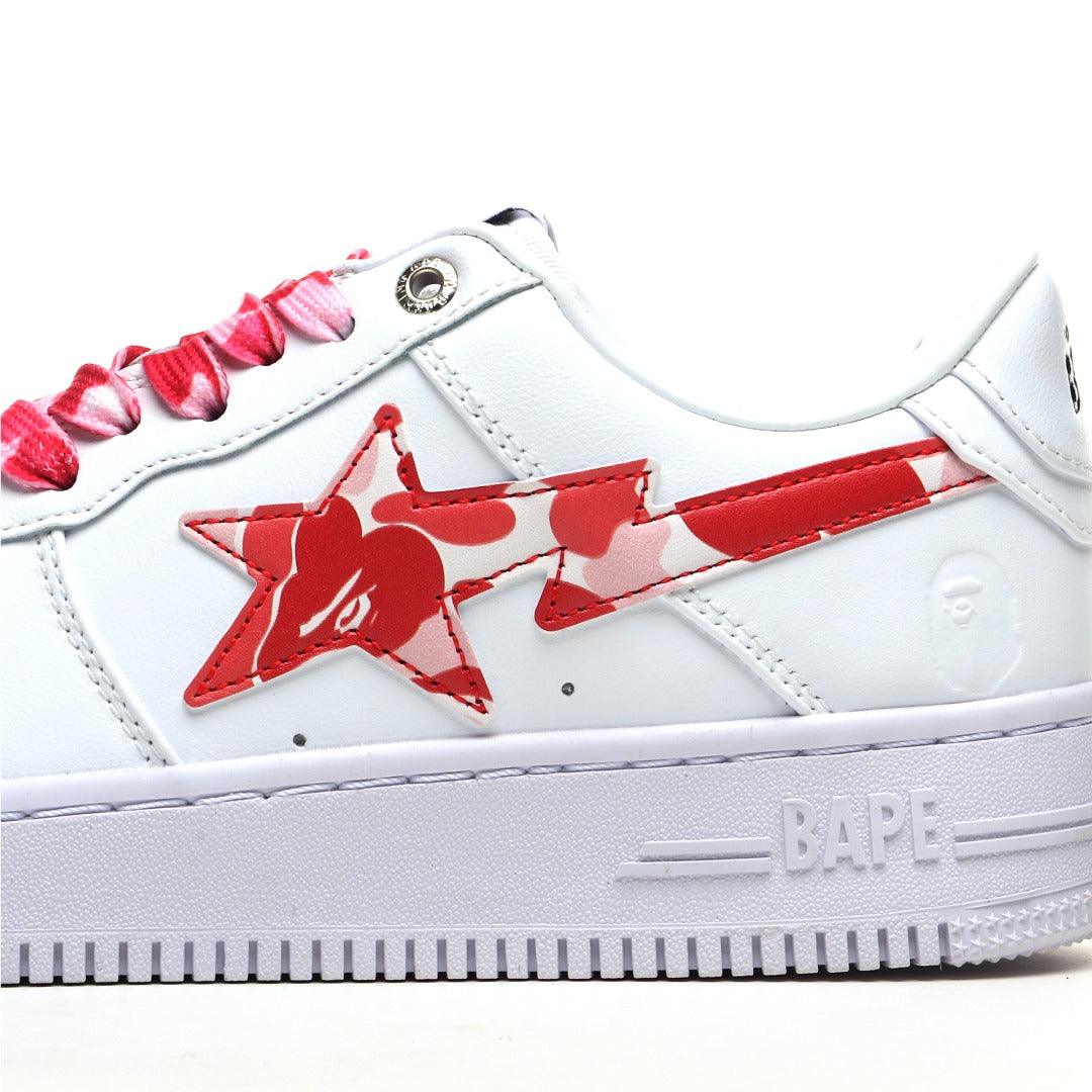 A Bathing Ape Bape Sta Low ABC 'Camo White Pink'