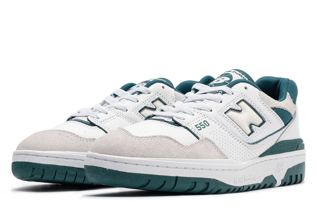 (GS) New Balance 550 'White Vintage Teal' GSB550TA
