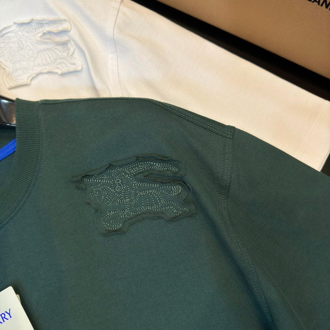 Burberry T-Shirt Without Collar 'Green'