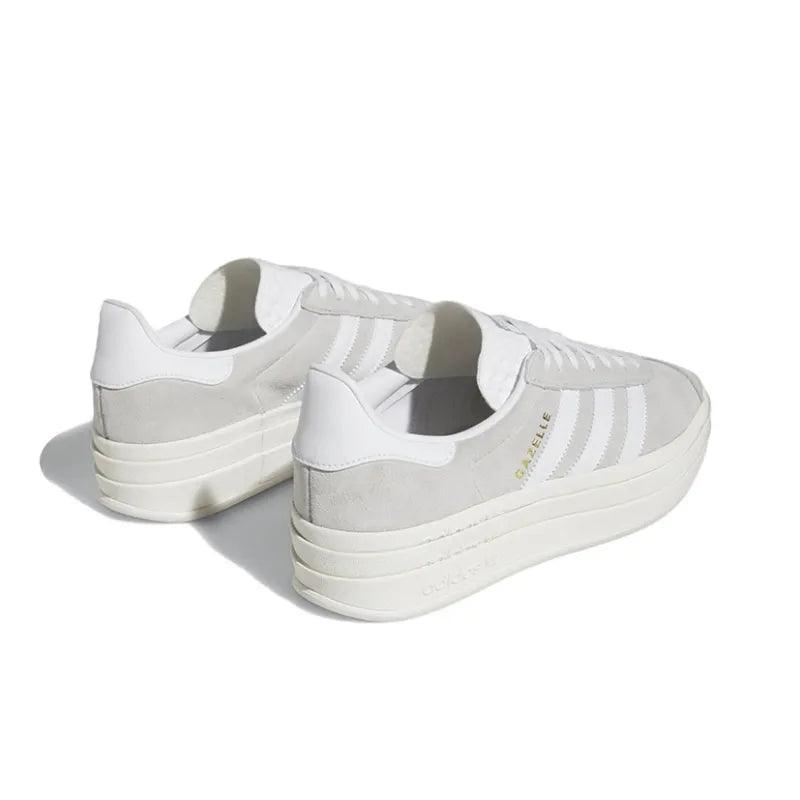 Adidas Gazelle Bold Grey White | Premium Suede Sneakers | Casual Comfort