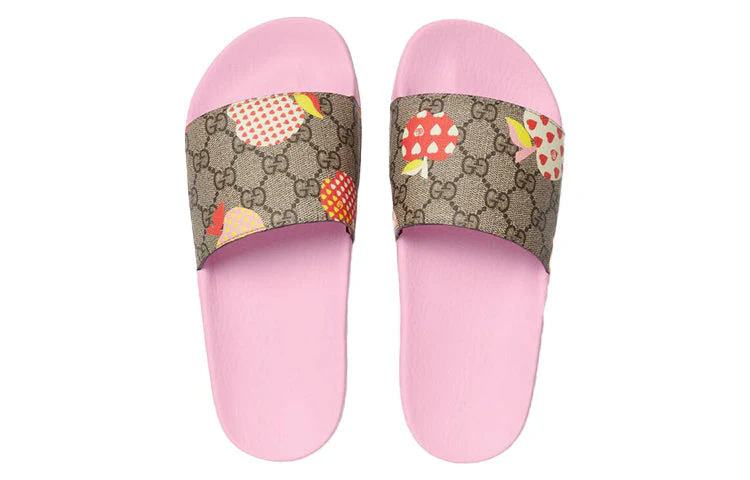 WMNS) Gucci Slide Les Pommes Slide Sandal 'Light pink' 664213-22K00-8919