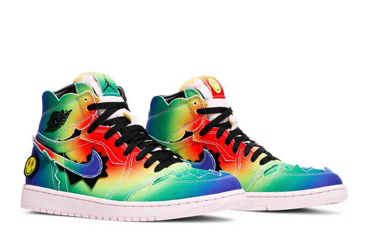 Air Jordan 1 High 'Colores Y Vibras' J. Balvin Collaboration Sneakers