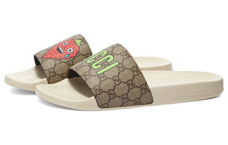 WMNS) Gucci GG Supreme Slide x Pablo Delcielo 'Strawberry'