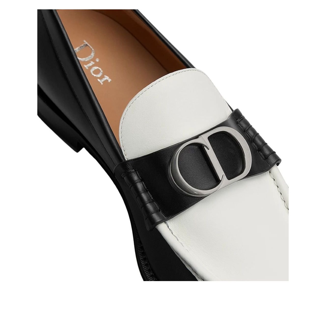 DIOR Granville Loafer 'Black White' 3LO184ACT-H960