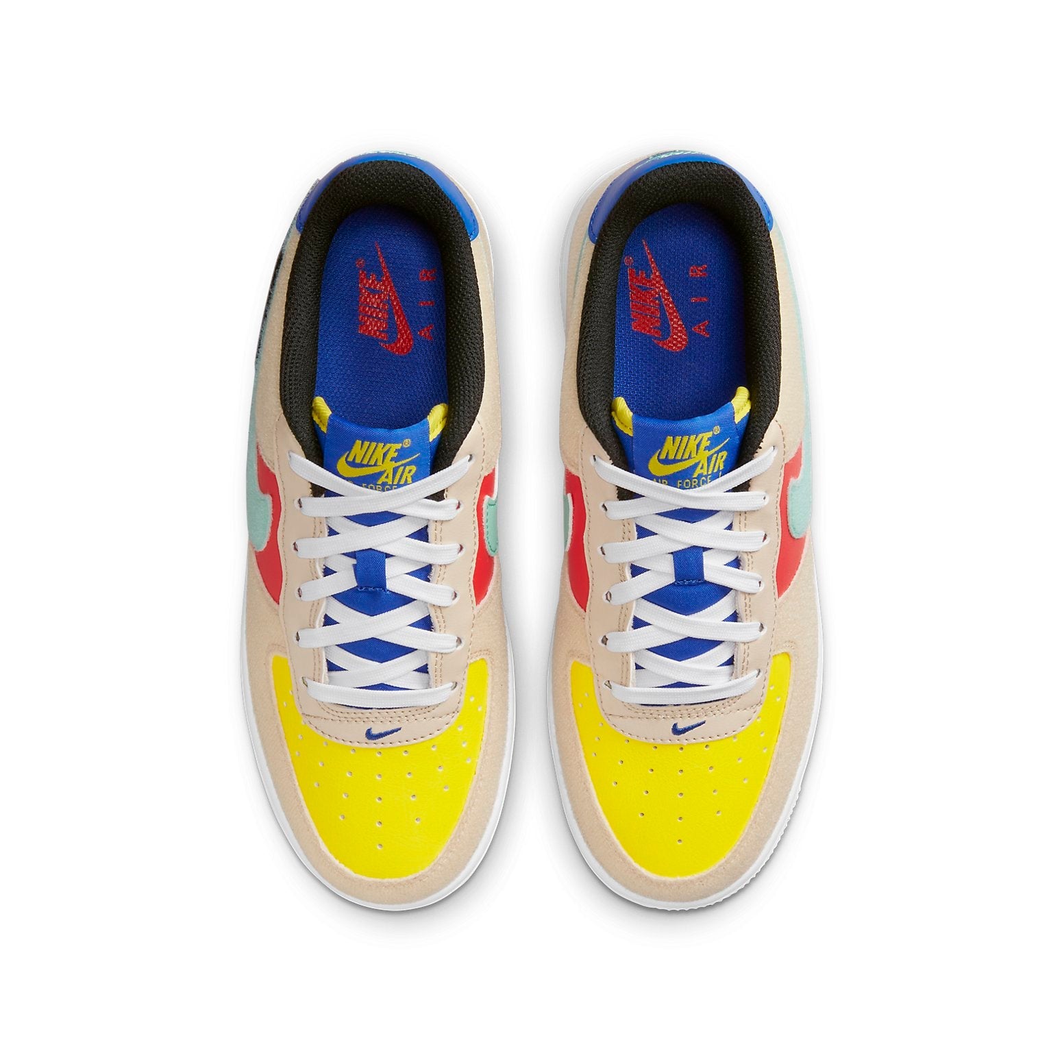 (GS) Nike Air Force 1 Low 'Multi-Color Velcro' FN7818-100