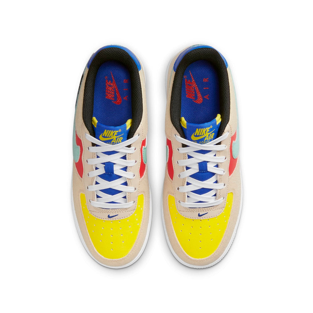 (GS) Nike Air Force 1 Low 'Multi-Color Velcro' FN7818-100