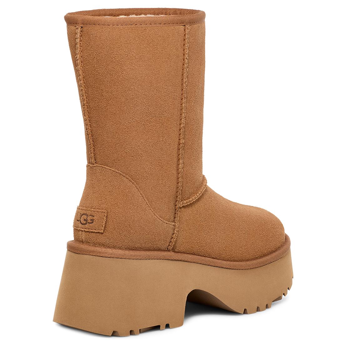 (WMNS) UGG Classic Short New Heights 'Chestnut' 1158310-CHE