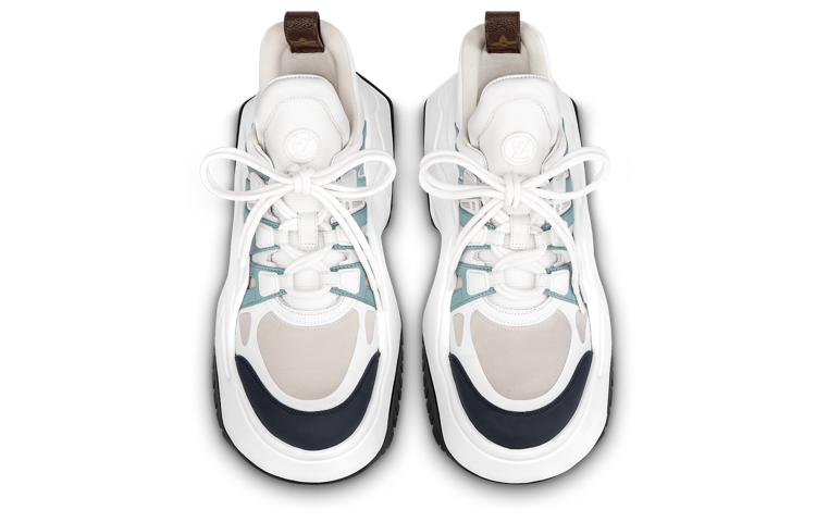 (WMNS) LOUIS VUITTON Archlight 2.0 Platform Sneakers 'White Beige Blue' 1ABIHW
