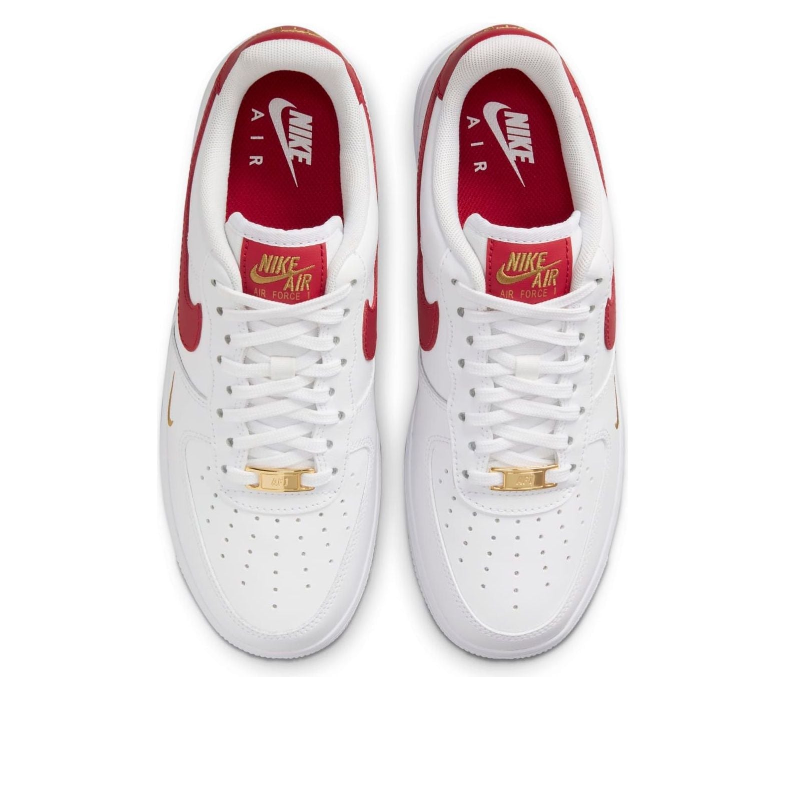 (WMNS) Nike Air Force 1 Essential Low 'White Gym Red' CZ0270-104