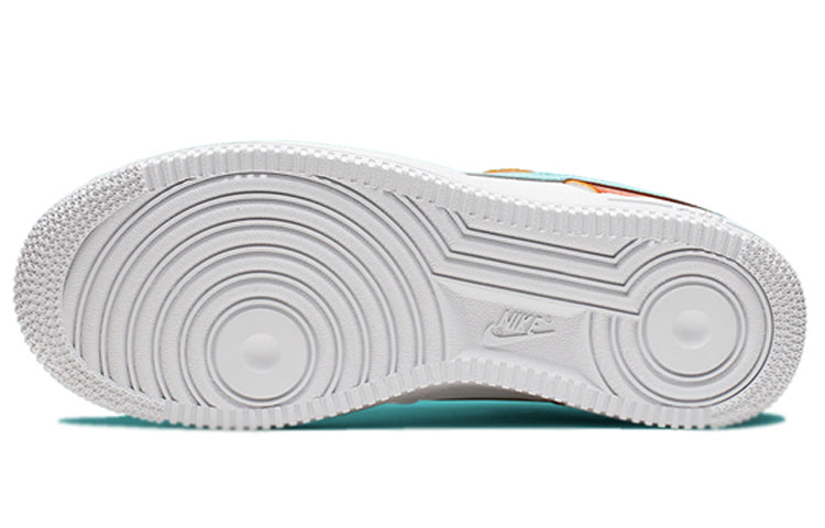 (WMNS) Nike Air Force 1 Low SE 'Basketball Pins White Orange' AA0287-106