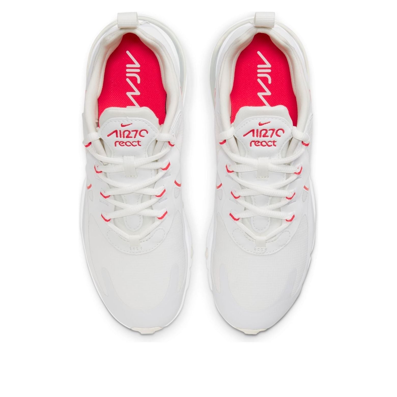(WMNS) Nike Air Max 270 React 'Summit White Siren Red' CV8818-101