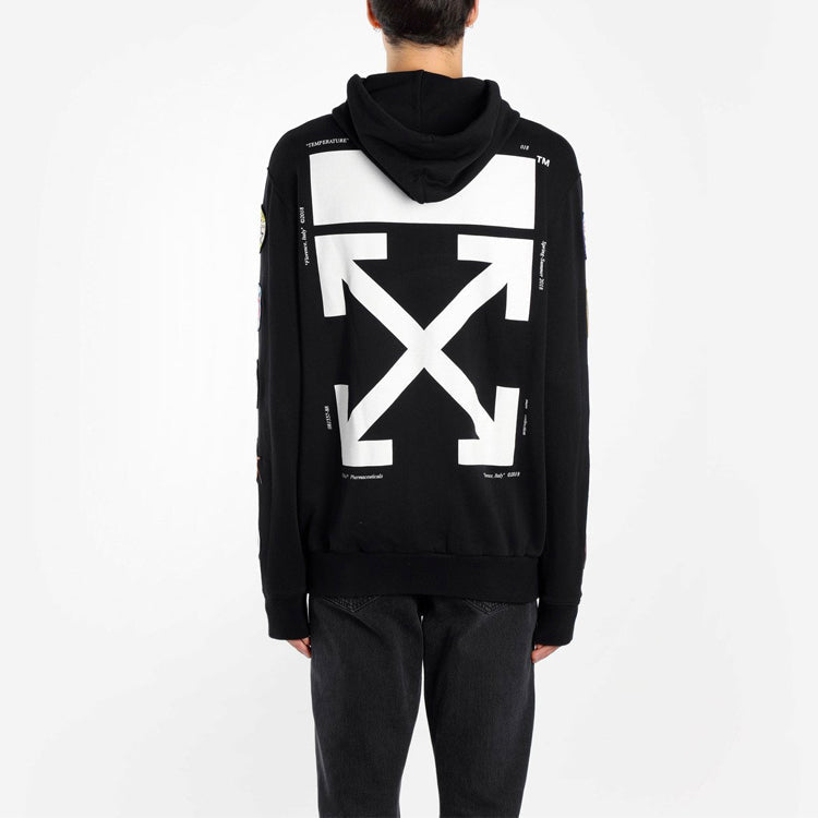 Off-White Mens Medal Back Arrows Sketch Cotton Zipper Normal Fit OMBB030S180030081000