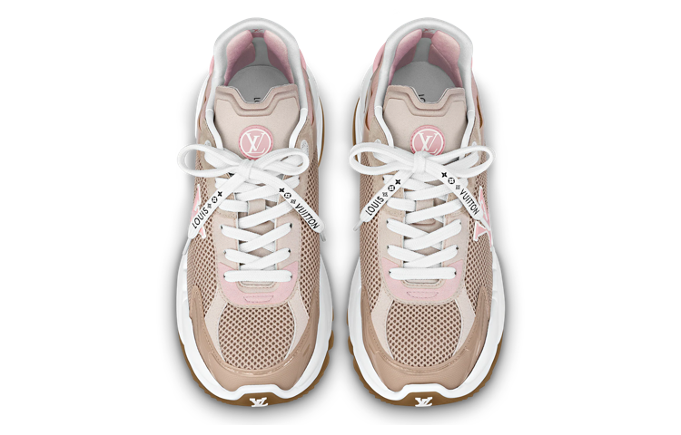 (WMNS) LOUIS VUITTON Run 55 Sneakers 'Tan Pink' 1ABVMW