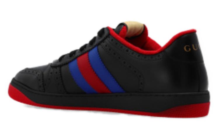 Gucci Screener Low-Top Sneakers 'Black Blue Red' 722602-AAA9P-1093