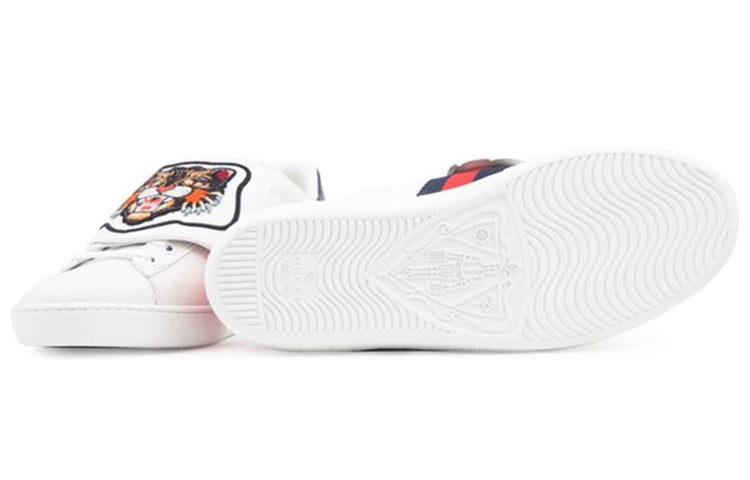 (WMNS) Gucci Ace Low Top Leather 'Embroidered Angry Cat' 479053-D0P80-9182