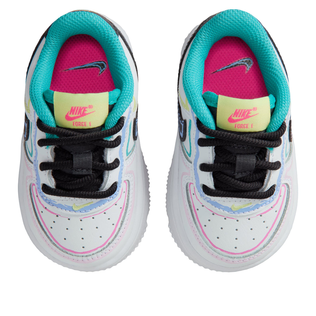 (TD) Nike Force 1 'White Hyper Pink Dusty Cactus' IR1822-100