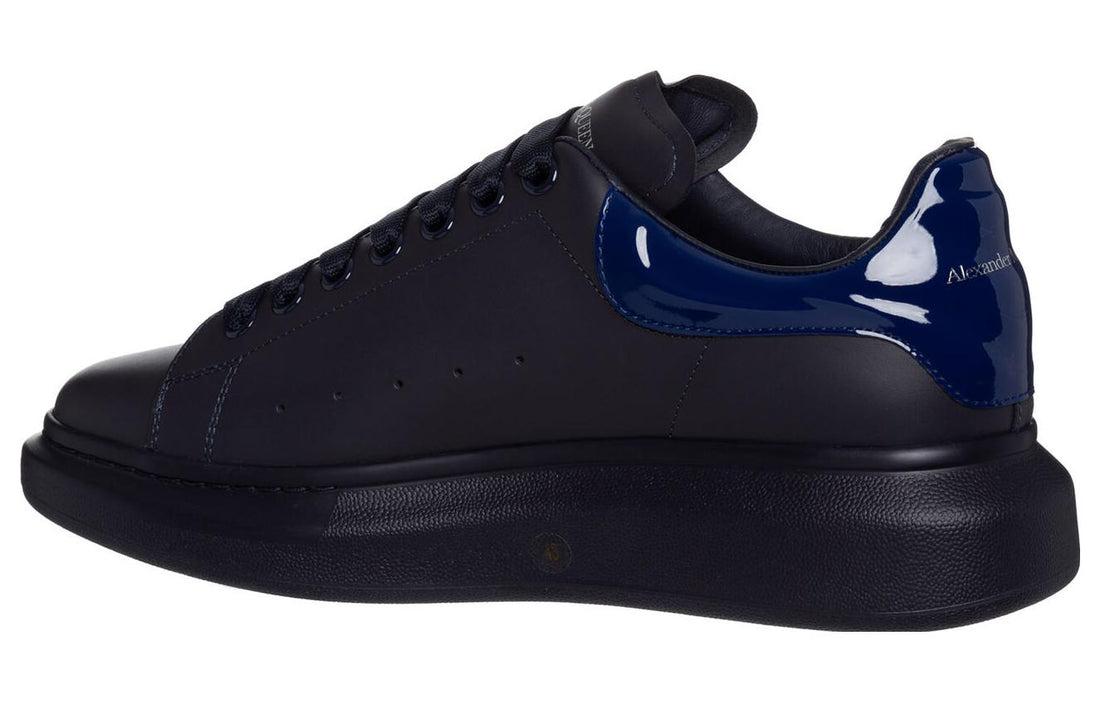 Alexander McQueen Oversized Sneaker 'Triple Black Blue' 727390WICGV4219