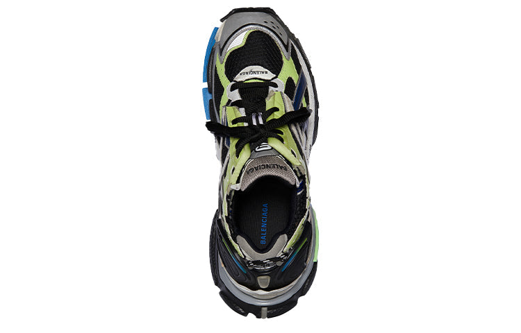 Balenciaga Runner Sneaker 'Grey Blue Green' 677403W3RB55179 #