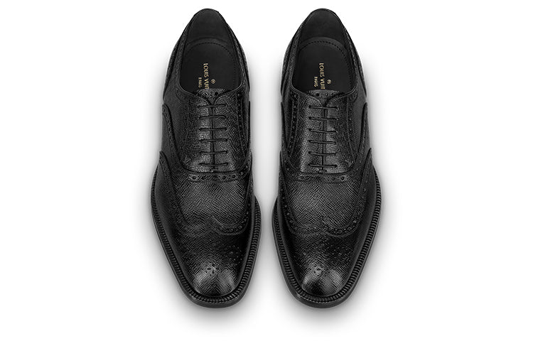 LOUIS VUITTON Graduate Richelieu Shoes 'Black' 1A8IZI