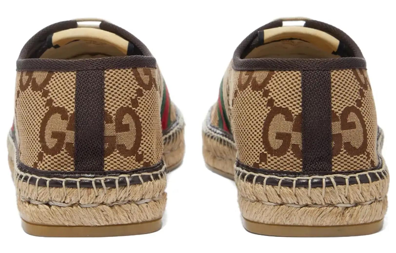 Gucci Maxi GG Espadrilles 'Camel Ebony' 675170-UKOC0-2596