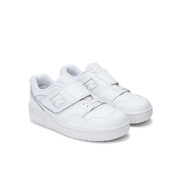 (PS) New Balance NB 550 Bungee Lace with Top Strap 'Triple White' PHB550WW