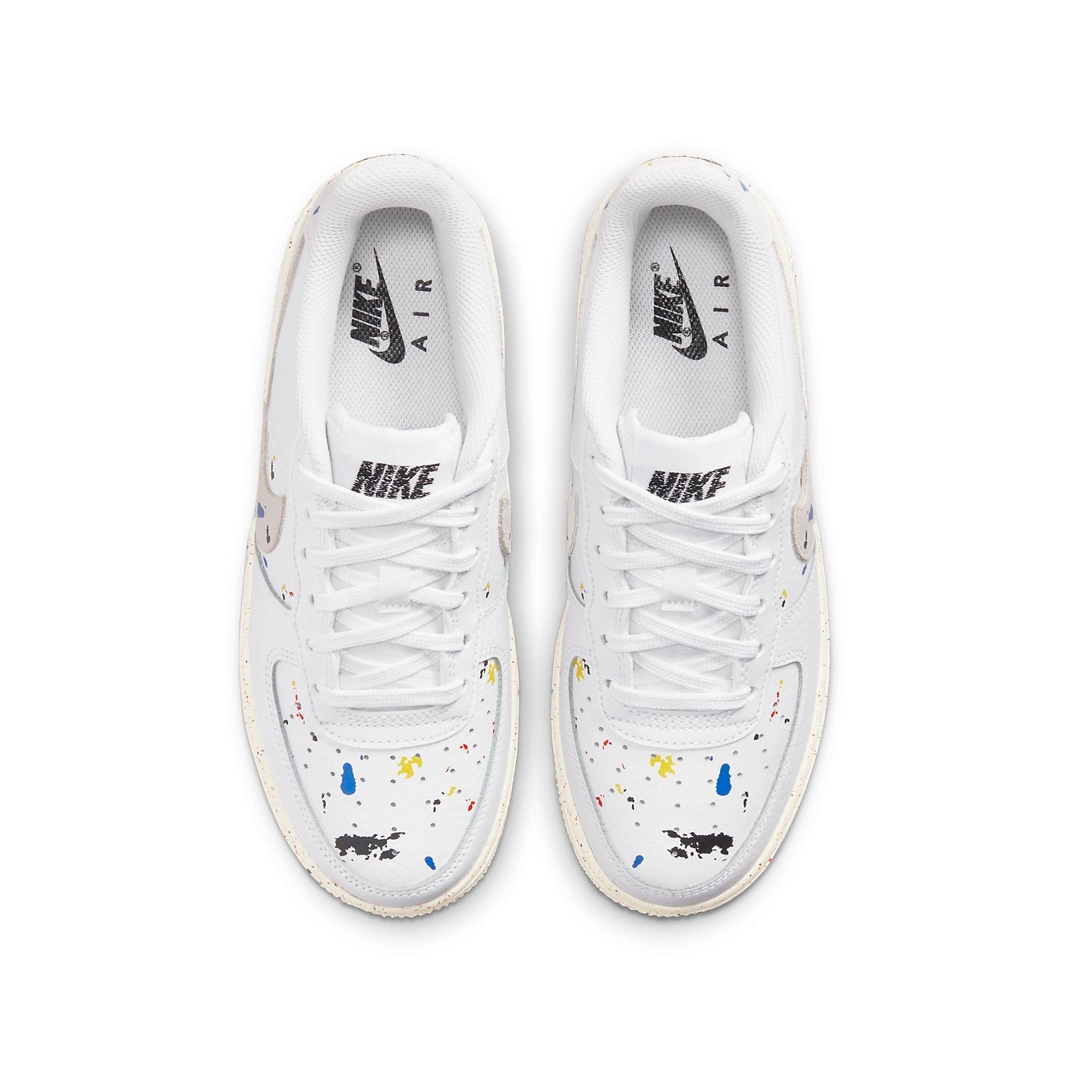 (GS) Nike Air Force 1 LV8 3 'Paint Splatter - White' DJ2598-100