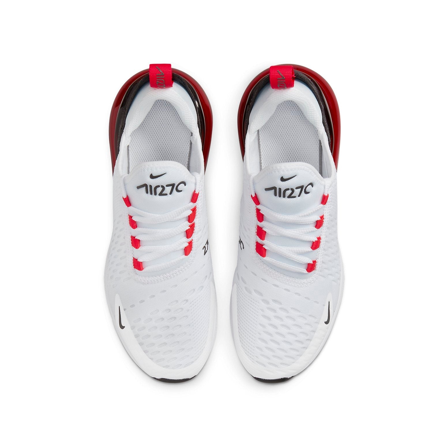(GS) Nike Air Max 270 'White Siren Red' 943345-111