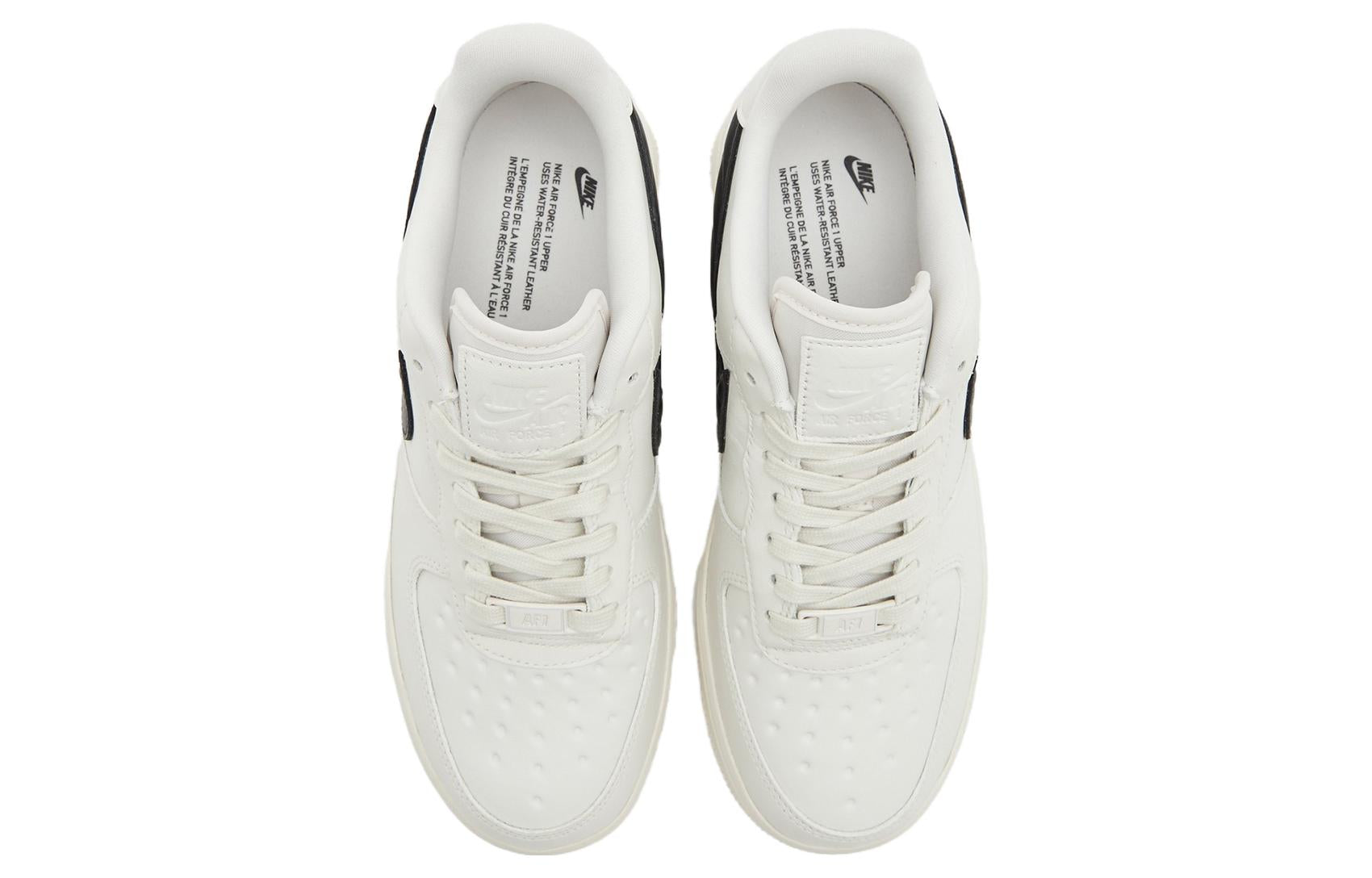 (WMNS) Nike Air Force 1 '07 Quilted Swoosh 'Beige Black' FV1182-001
