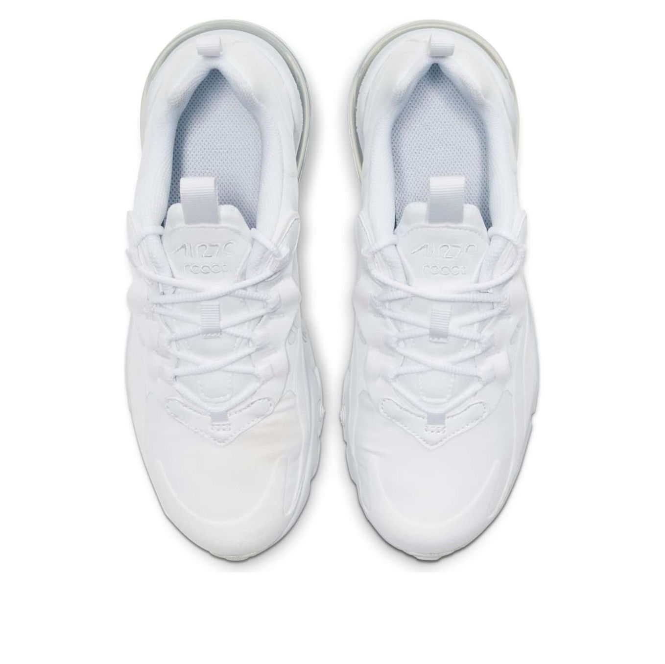 (GS) Nike Air Max 270 React 'Triple White' BQ0103-100