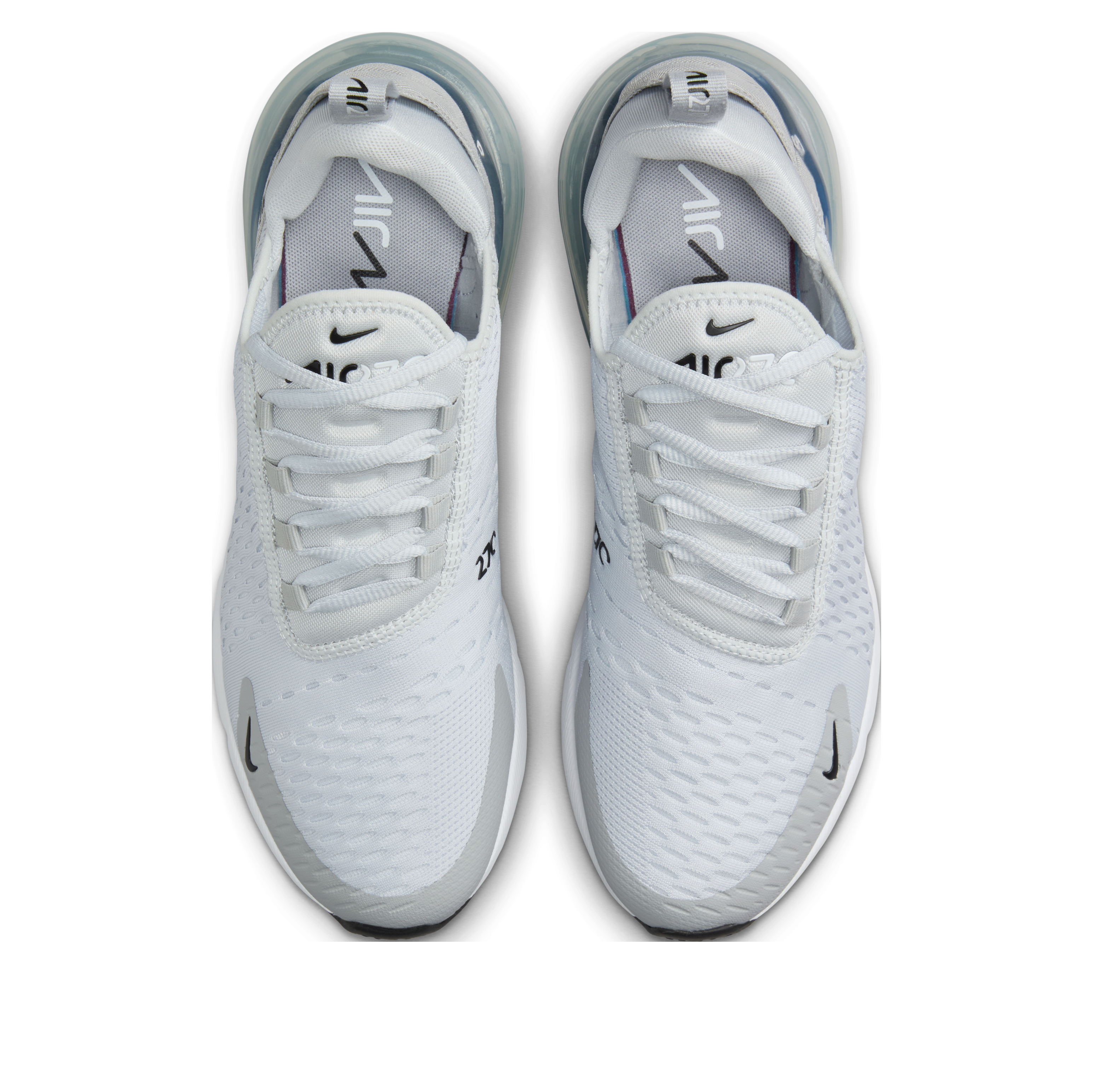 (WMNS) Nike Air Max 270 'Pure Platinum Light Smoke Grey Metallic Silver' AH6789-018