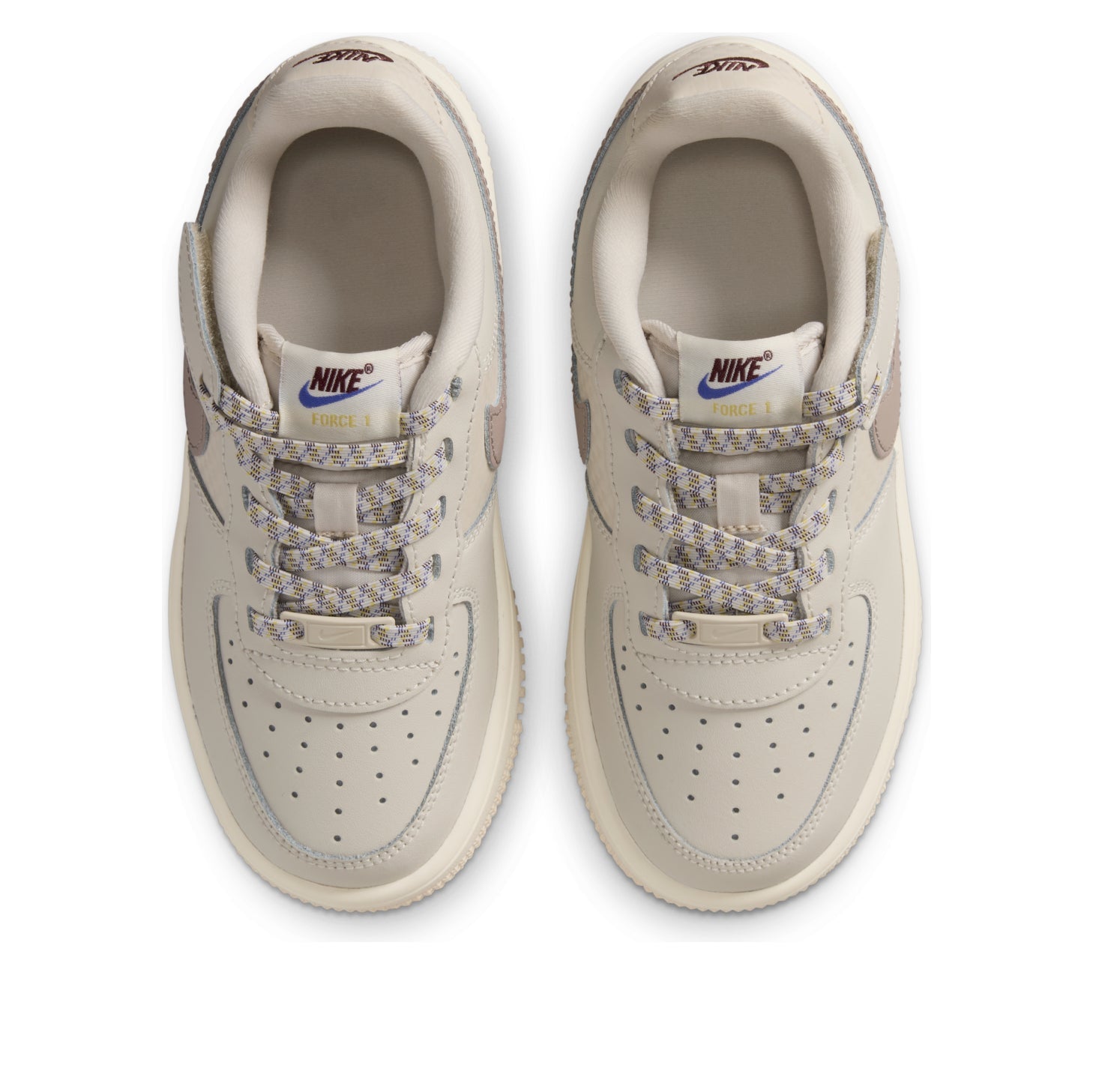 (PS) Nike Force 1 Low LV8 EasyOn 'Light Orewood Brown Burgundy Crush' IH4496-100