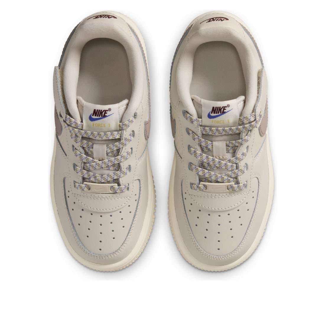 (PS) Nike Force 1 Low LV8 EasyOn 'Light Orewood Brown Burgundy Crush' IH4496-100