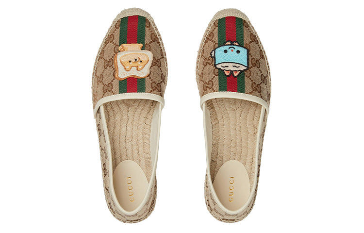 (WMNS) Gucci x Pikarar Appliqu GG Shoes 'Beige' 737513-FABOS-9743