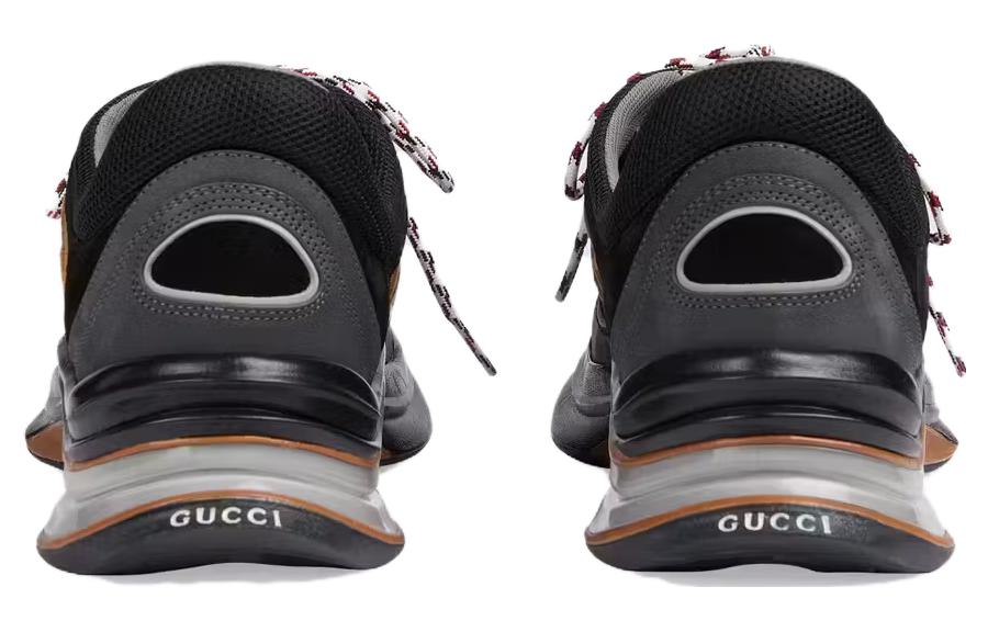 Gucci Run Suede Sneakers 'Black Grey Suede' 749785-AAB62-1241