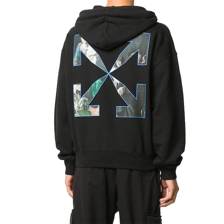 Off-White Caravaggio Paint Over Tee 'Black' OMBB037E20FLE0031010