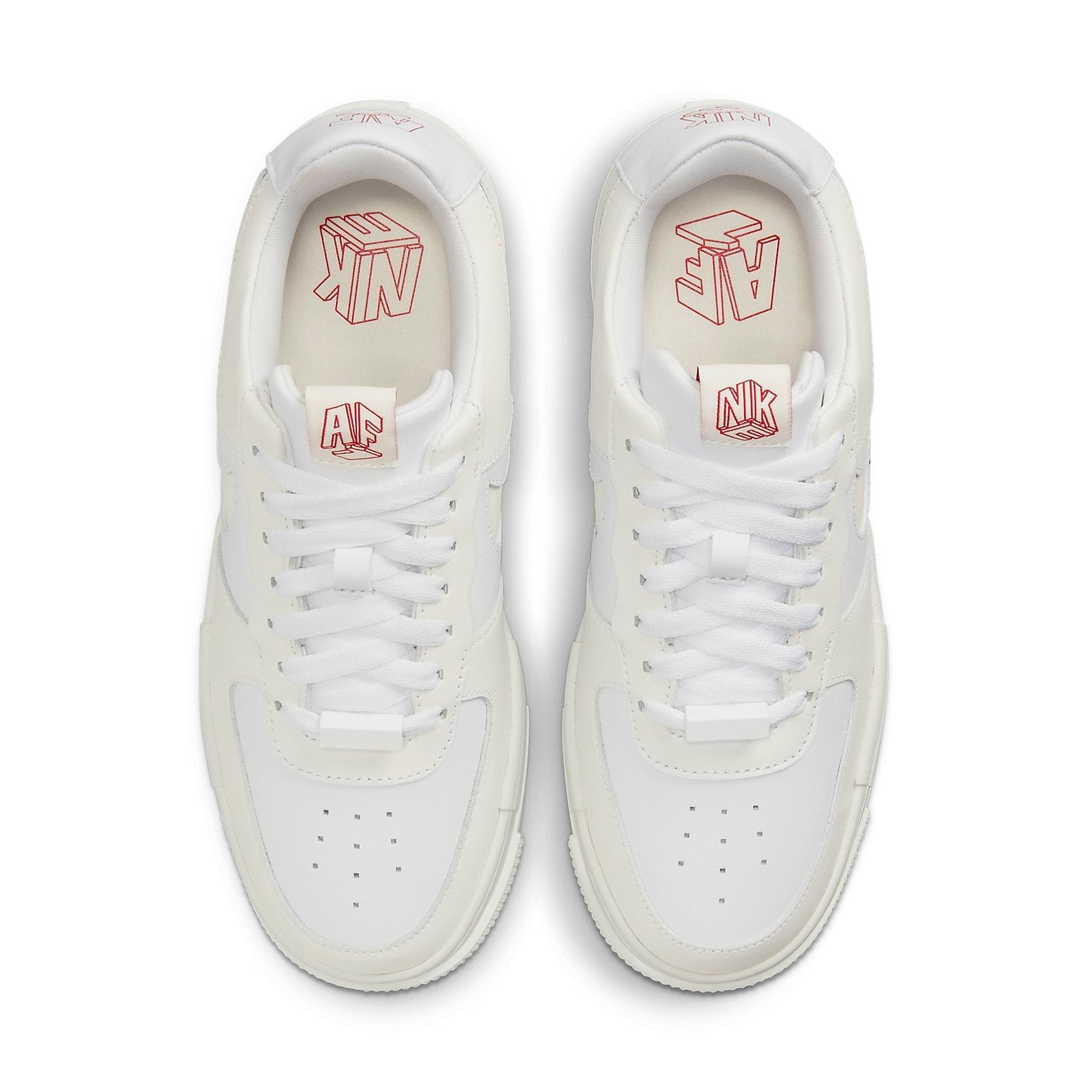 (WMNS) Nike Air Force 1 Pixel 'Summit White Red Tag' CK6649-105