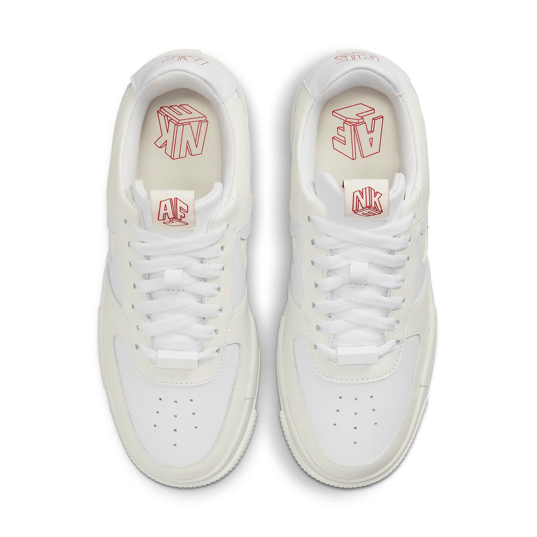 (WMNS) Nike Air Force 1 Pixel 'Summit White Red Tag' CK6649-105