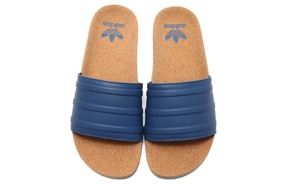 adidas Originals Adilette Premium Slides 'Cork Pack Night Indigo' GZ0061