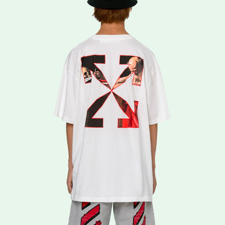 Off-White Caravaggio Over Tee 'White' OMAA038R21JER0030125