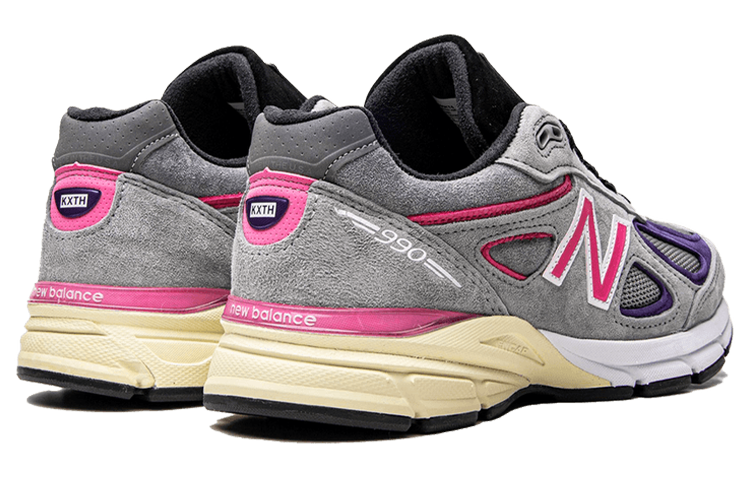 New Balance x Kith x United Arrows & Sons 990 v4 'Grey Pink' M990KT4