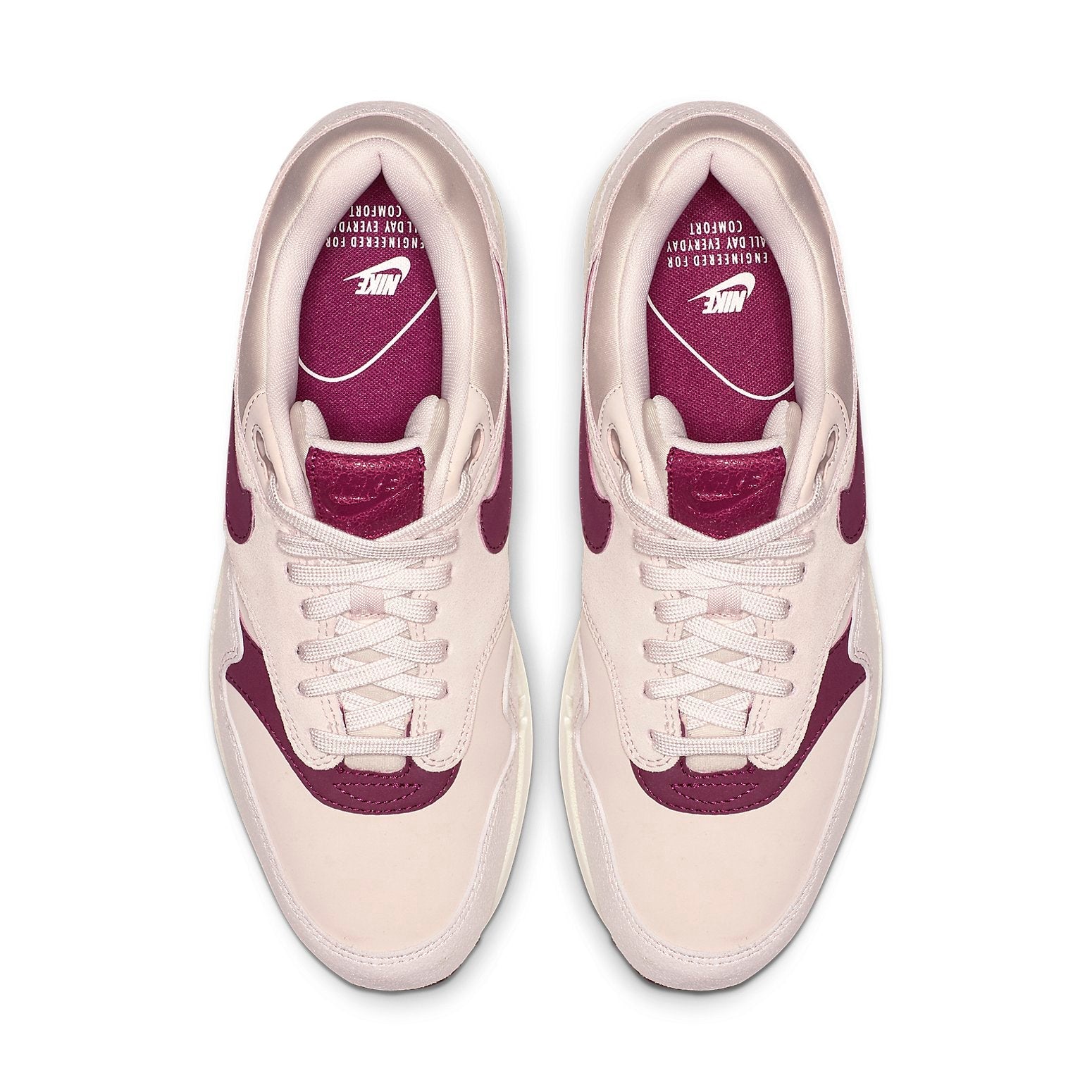 (WMNS) Nike Air Max 1 Premium 'Barely Rose True Berry' 454746-604