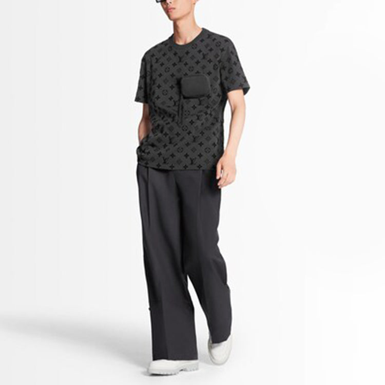 LOUIS VUITTON LV SS20 Monogram Velcro For Men Grey 1A7QDQ