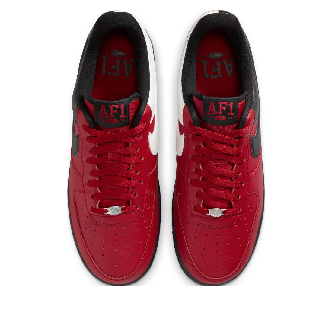 Nike Air Force 1 Low Mismatched Heel 'Gym Red Black White' IB6847-600