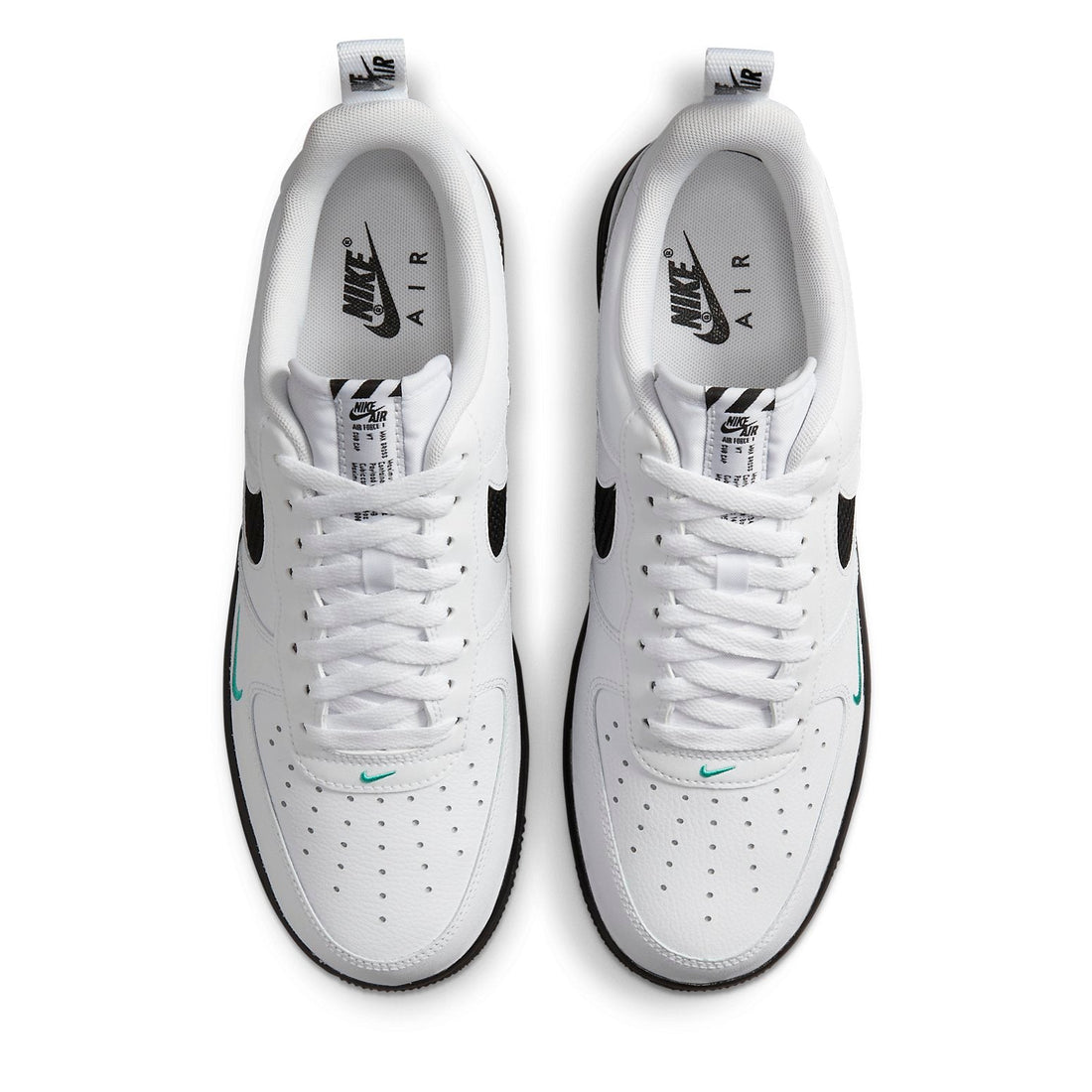 Nike Air Force 1 '07 'White Black Teal' DR0155-100
