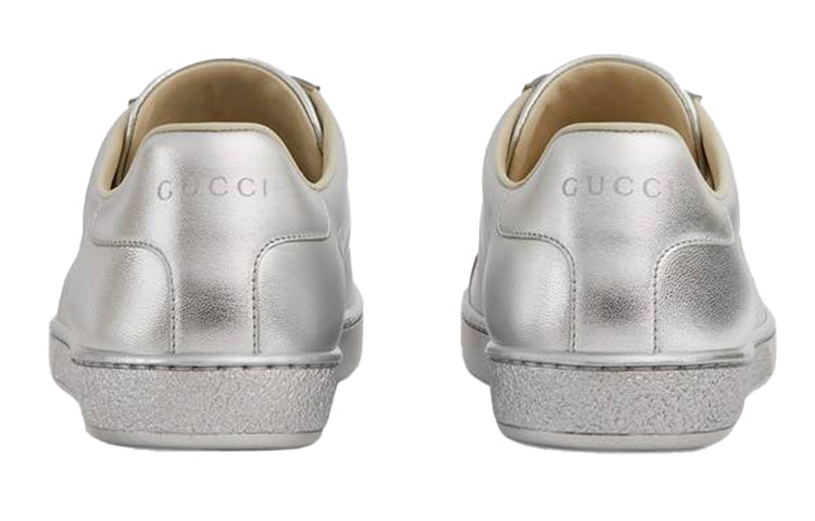 (WMNS) Gucci Ace 'Metallic Silver' 663168-B8B20-8106