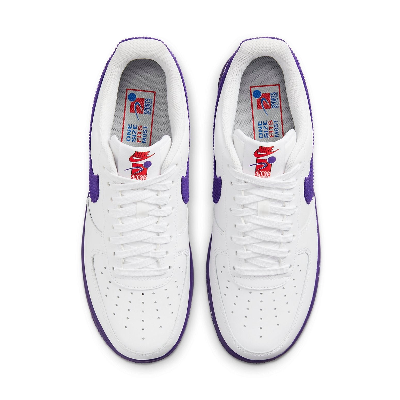 Nike Air Force 1 '07 LV8 EMB 'White Court Purple' DB0264-100