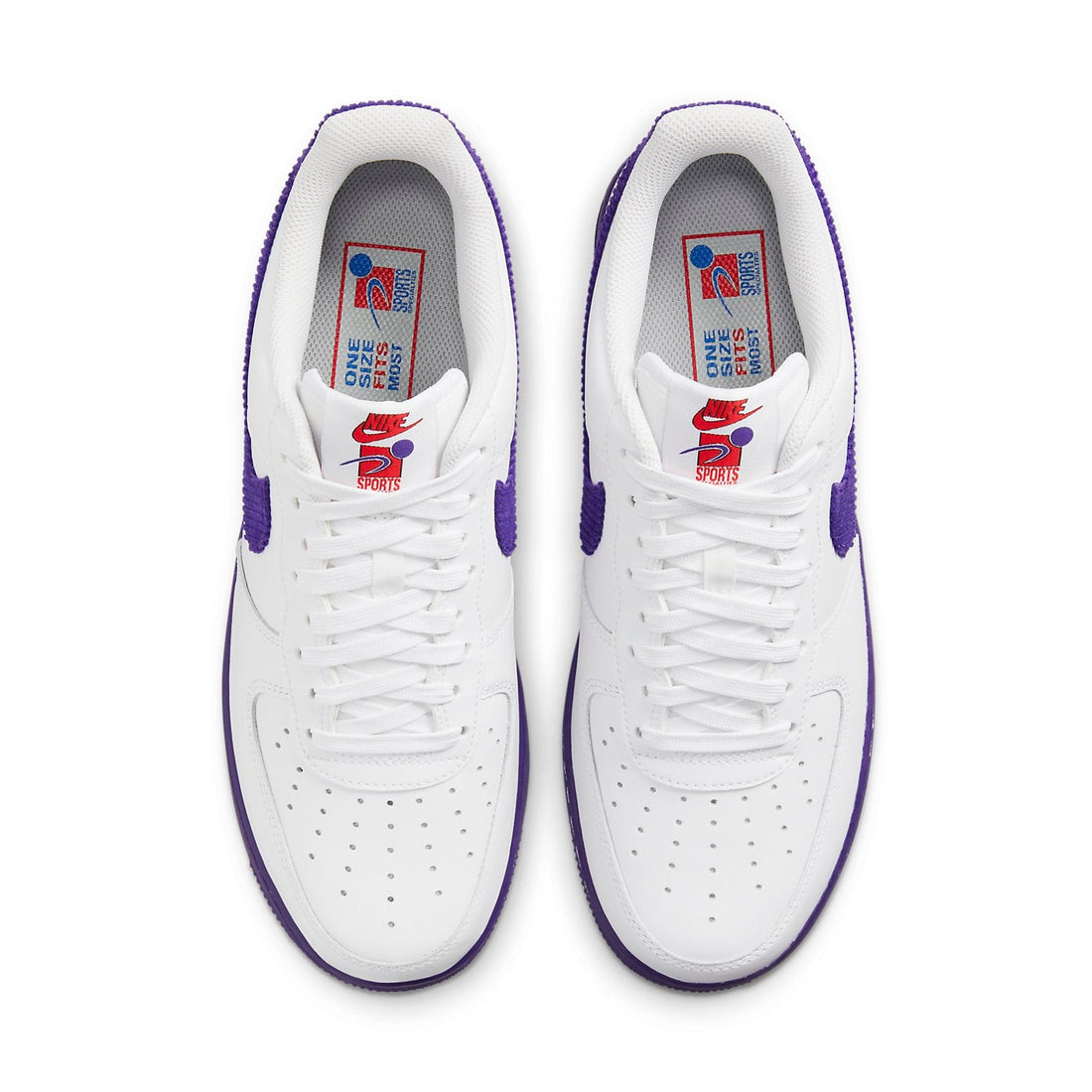 Nike Air Force 1 '07 LV8 EMB 'White Court Purple' DB0264-100
