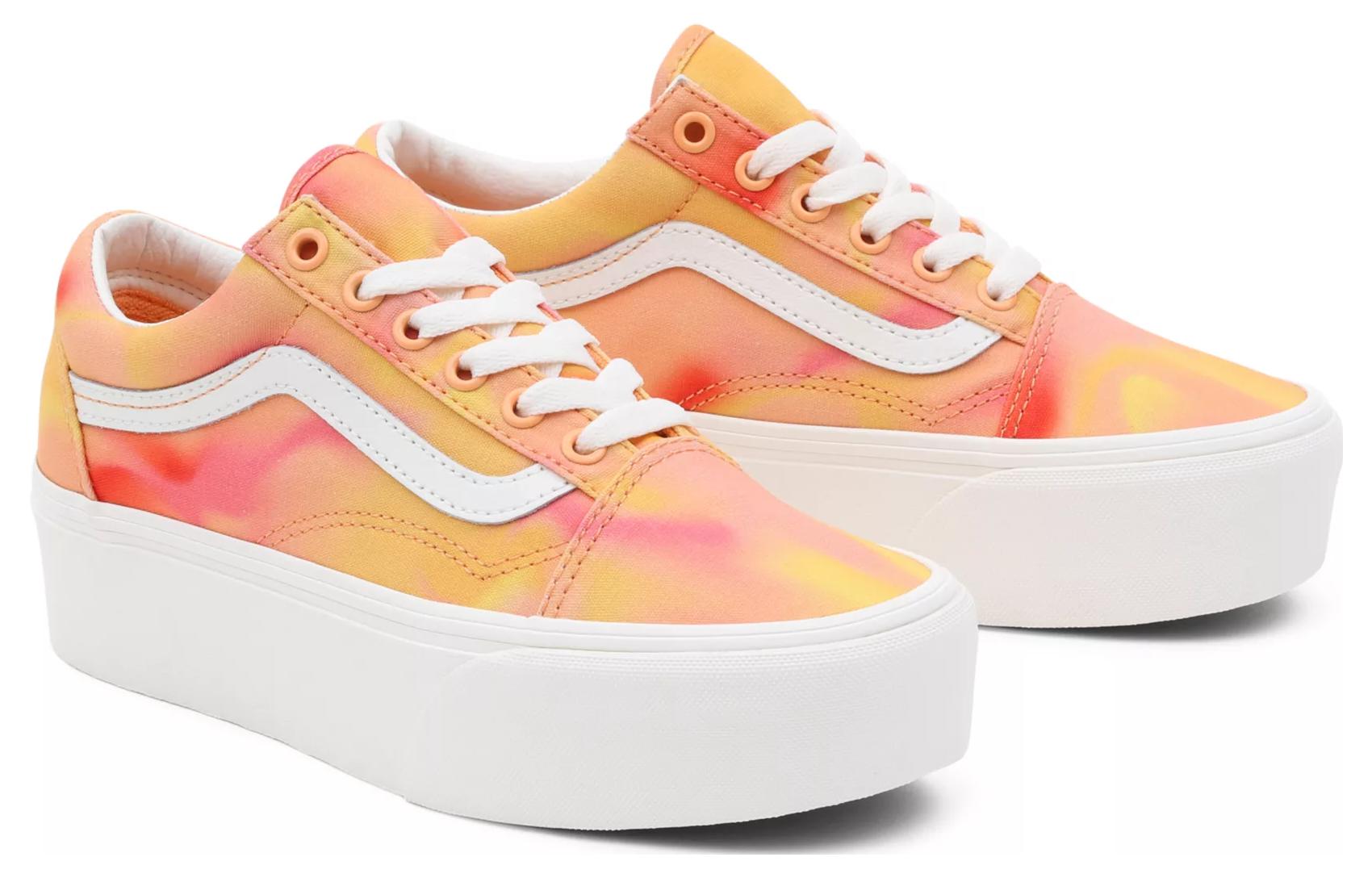 (WMNS) Vans Old Skool Stackform Shoes 'Orange White' VN0A7Q5MORA
