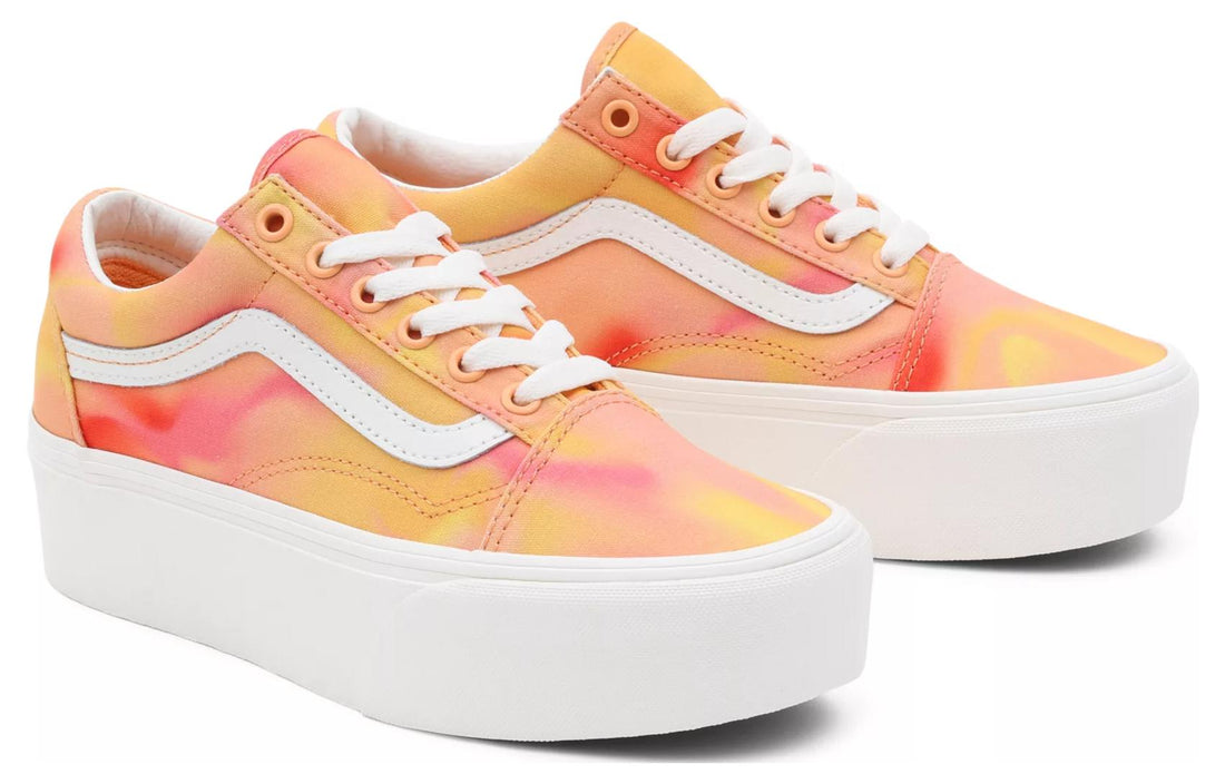 (WMNS) Vans Old Skool Stackform Shoes 'Orange White' VN0A7Q5MORA